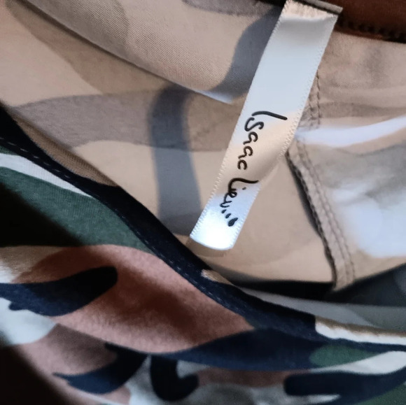 Isaac Liev Womens High Low Top Co Pattern 2XL - Picture 4 of 4